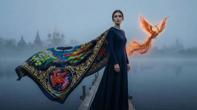 В Москве и Севастополе пройдёт выставка платков-картин «Русские в моде»