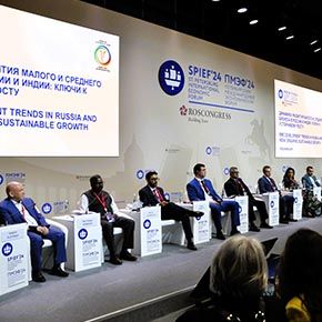 На ПМЭФ обсудили перспективы сотрудничества России и Индии в сфере МСП