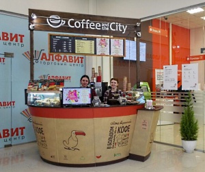 Новая кофейня Coffee and the City в ТЦ Алфавит на Куликовской улице