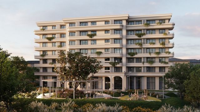 В левобережном районе Мариуполя девелопер «Эволюция» создаст уникальный двор-оазис с перголой и крымскими соснами