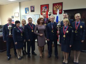 Татьяна Витушева поздравила инспекторов, победивших в Госспартакиаде