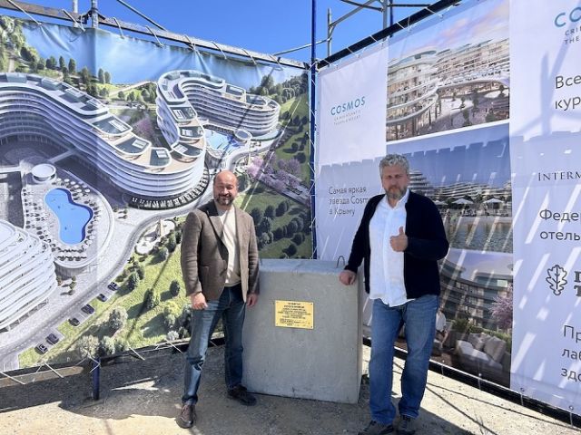 Cosmos Crimea Atlantis Therms & Resort перешёл к монолитному этапу строительства