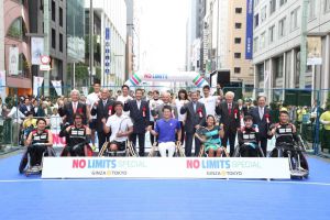 Мероприятие «NO LIMITS SPECIAL GINZA & TOKYO» открыло участникам возможность попробовать себя в паралимпийских дисциплинах