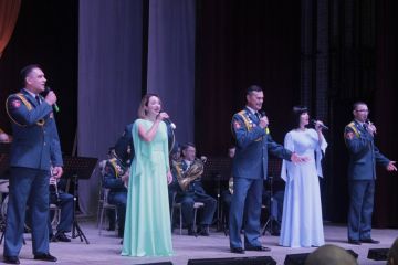 Артисты Северского соединения Росгвардии выступили с концертом в Новосибирской области