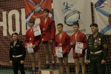 Открытый турнир по самбо состоялся в преддверии Дня морской пехоты в Нижнем Новгороде