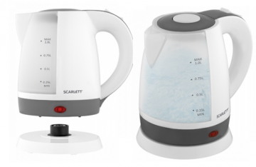 Компактный, мощный и безопасный – новый электрический чайник Scarlett SC-EK18P53