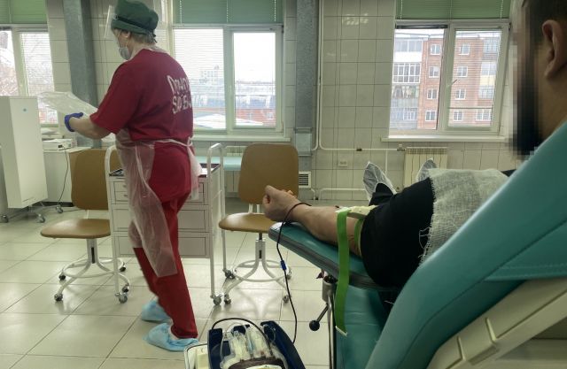 Сотрудники ОМОН «Ратник» Росгвардии сдали кровь для медучреждений Томской области