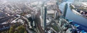 AYKON Nine Elms: начато строительство первого в Лондоне жилого комплекса с интерьерами от Versace Home