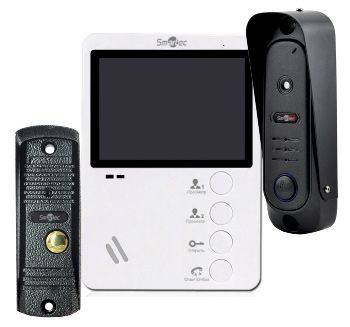 Новые недорогие видеодомофоны для частного дома производства Smartec с двусторонней аудио- и односторонней видеосвязью