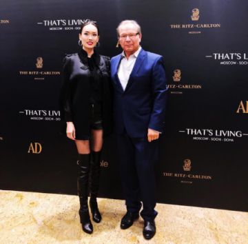 Вики Ли и Юрий Розум посетили открытие салона легендарного бренда