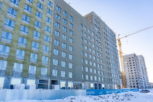 Жилой район Солнечный в Екатеринбурге: монолитные работы блоков 5.3 и 5.4 идут в активном режиме