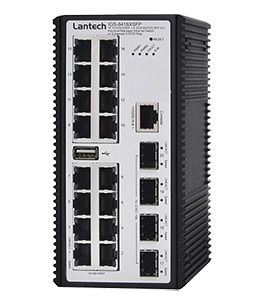 Новый 16-портовый коммутатор Ethernet Lantech IGS-6416XSFP-12V с пропускной способностью 112 Гбит/с