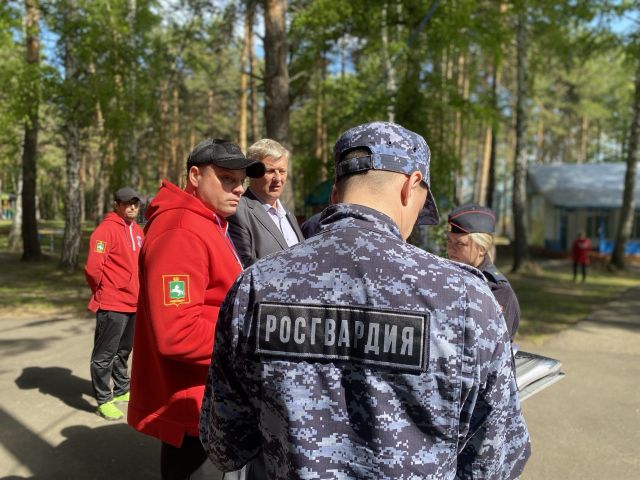 Готовность детских лагерей проверяют сотрудники Росгвардии в Томской области