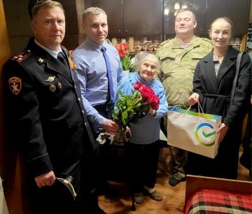 В Иванове росгвардейцы поздравили со 101-м днем рождения ветерана Великой Отечественной войны