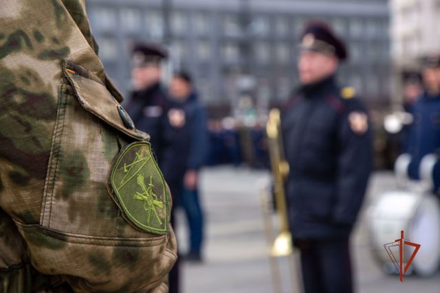 Оркестр территориального управления Росгвардии приступил к репетициям парада победы в Челябинске
