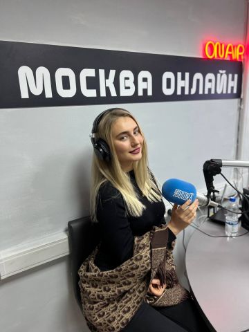 Мария Давидова посетила радио «Вышка»