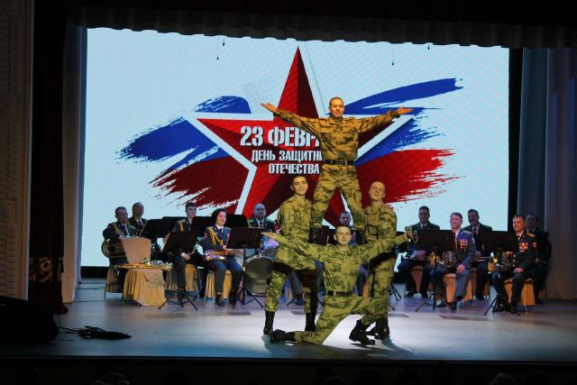 Концерт Росгвардии ко Дню защитника Отечества состоялся в Томской области