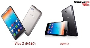 Новые смартфоны от Lenovo: флагманский Vibe Z (K910) и «долгоиграющий» S860
