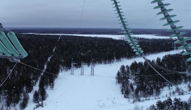 Филиал ПАО «Россети» усилил ветровую защиту ЛЭП в Архангельской области