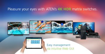 ATEN eShop Russia: Новинки ATEN – 4K HDR, True 4K, HDMI Матричные Коммутаторы VM0404HB и VM0808HB