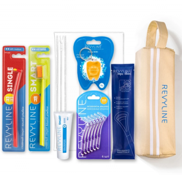 Полезный профилактический комплект от бренда "Ревилайн" для здоровья зубов и десен доступен в Чебоксарах