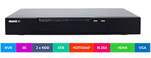 Новый 8 Мп сетевой видеорегистратор торговой марки GANZ с поддержкой 32 IP-камер любых производителей