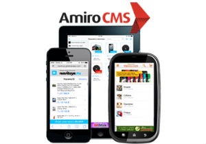Пользователи Amiro.CMS получили возможность создавать мобильные магазины в 3 клика