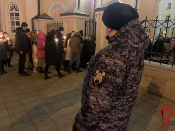 Общественную безопасность обеспечили сотрудники Росгвардии в период празднования Пасхи в Томской области