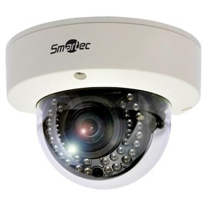 Smartec представлена уличная купольная IP камера для работы в сложных световых условиях