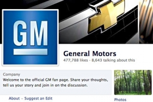 General Motors вернулся к рекламе в Facebook после годового перерыва