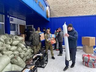 Помощь в погрузке гуманитарной помощи на Донбасс оказала Росгвардия в Томске