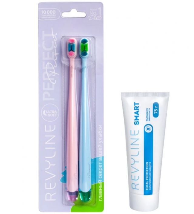 Мануальные зубные щетки Revyline Perfect DUO и зубная паста Smart для ежедневного ухода доступны в Самарской обл.