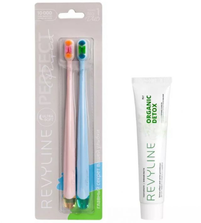 Наборы из зубных щеток Revyline Perfect и зубных паст Organic Detox появились на Irrigator.ru с доставкой