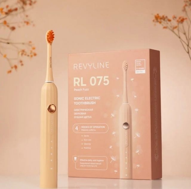 Новые зубные щетки Revyline RL 075 Peach Fuzz доступны в Новосибирске