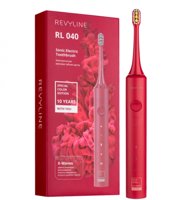 Звуковая зубная щетка Revyline RL 040 в цвете маджента доступна в Петербурге
