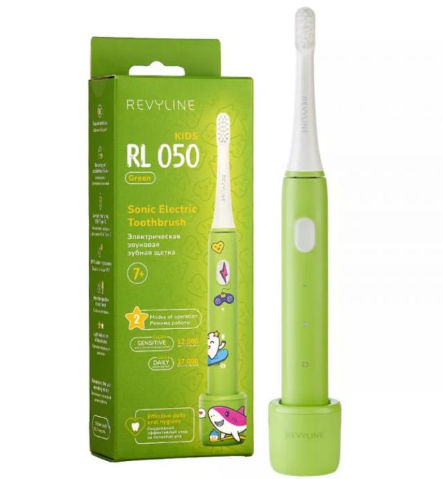Электрические зубные щетки Revyline RL 050 Kids Green с курьерской доставкой в Сочи