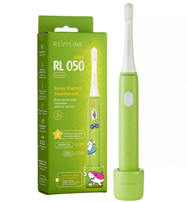 Электрические щетки RL 050 Kids Green от Revyline для качественной чистки с курьерской доставкой в Алтайском крае