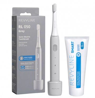 Электрическая зубная щетка Revyline RL050 Grey и зубная паста Revyline Smart доступны в Ставрополе
