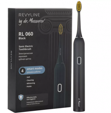 Звуковые зубные щетки Revyline RL 060 Black by Dr. Mussurov из лимитированной серии доступны для заказа в Екатеринбурге