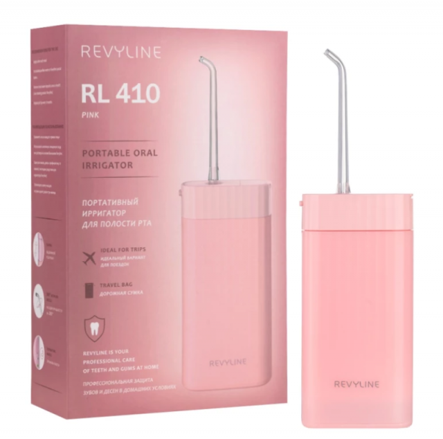 Портативные ирригаторы Revyline RL 410 Pink доступны в Сочи