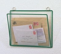 Настенный распашной карман -конверт А4 горизонтальный