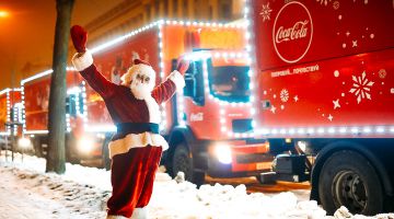 «Рождественский караван Coca-Cola» взял курс на Великий Новгород