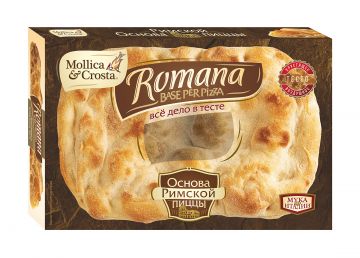 Замороженная основа для римской пиццы Mollica&Crosta – встречайте в морозильниках страны!