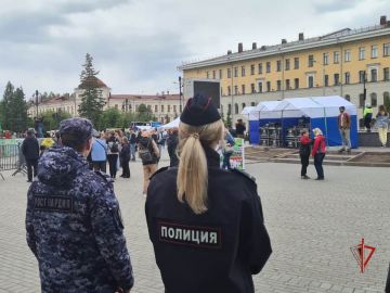 Росгвардейцы обеспечили безопасность во время празднования Дня города Томска