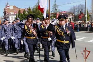 Росгвардия приняла участие в Параде Победы в Томске