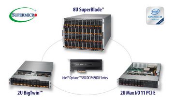 Supermicro представляет новые платформы, оптимизированные под диски Intel Optane SSD