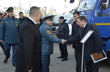МРСК Центра приняла участие в смотре сил и средств, привлекаемых для ликвидации ЧС в Тамбовской области