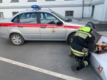 Совместные пожарно-тактические учения Росгвардии и МЧС прошли в Томске