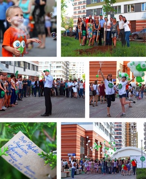 23 мая состоялся Праздник Воздуха в Жилом квартале Life-Волжская, организованный ГК «Пионер»