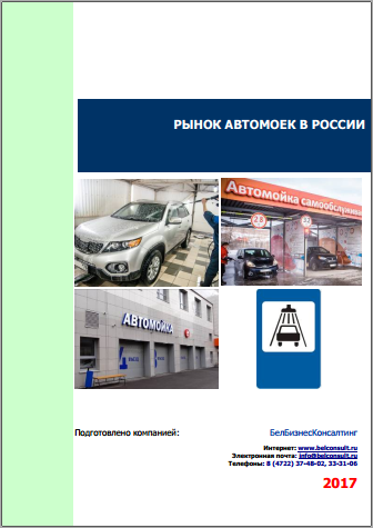 Анализ рынка автомоек в России 2017